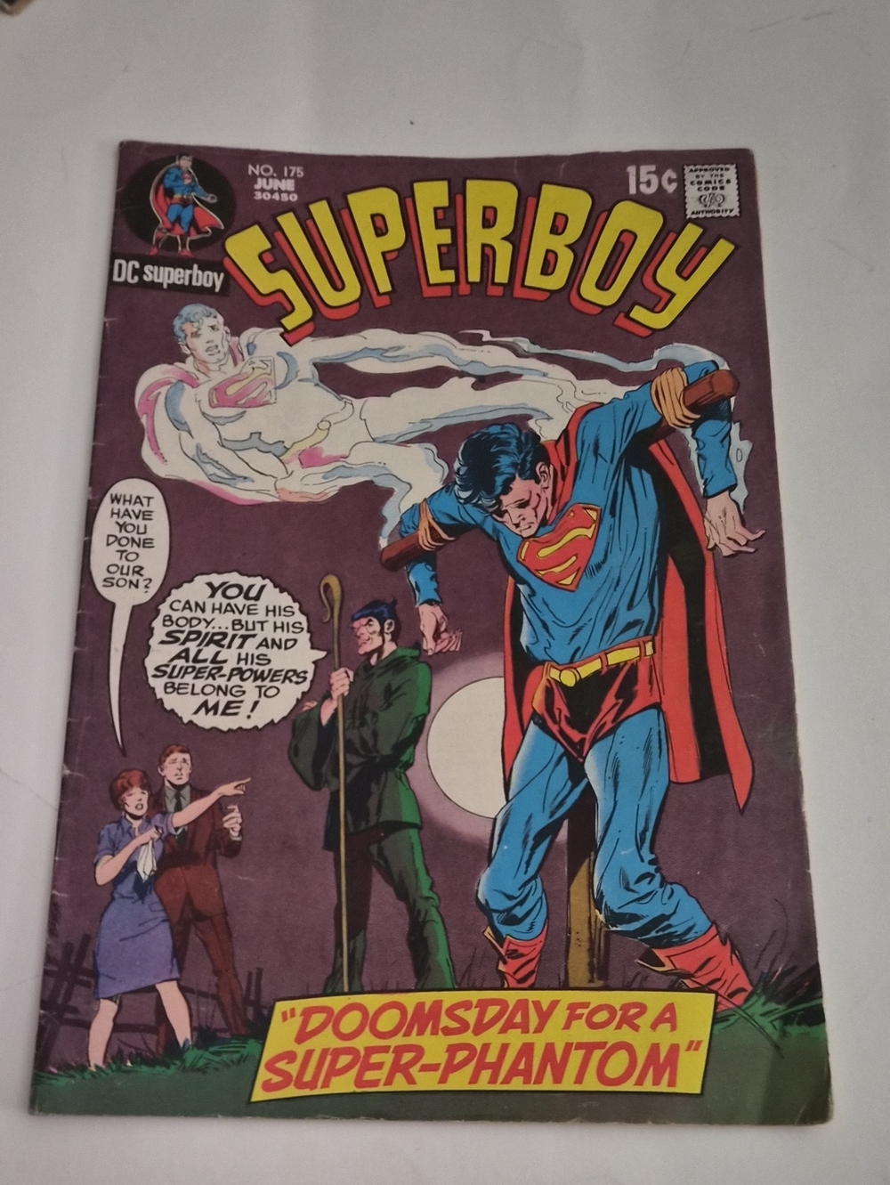 1970 Superboy Comic Book -